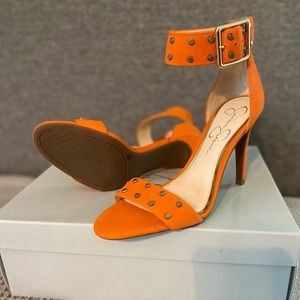JESSICA SIMPSON ORANGE SANDALS
